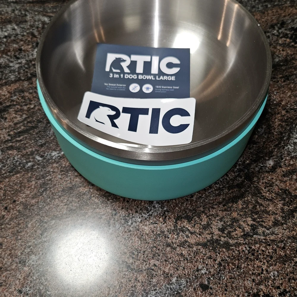 Ruffwear Gray Stainless Steel Dog Bowl